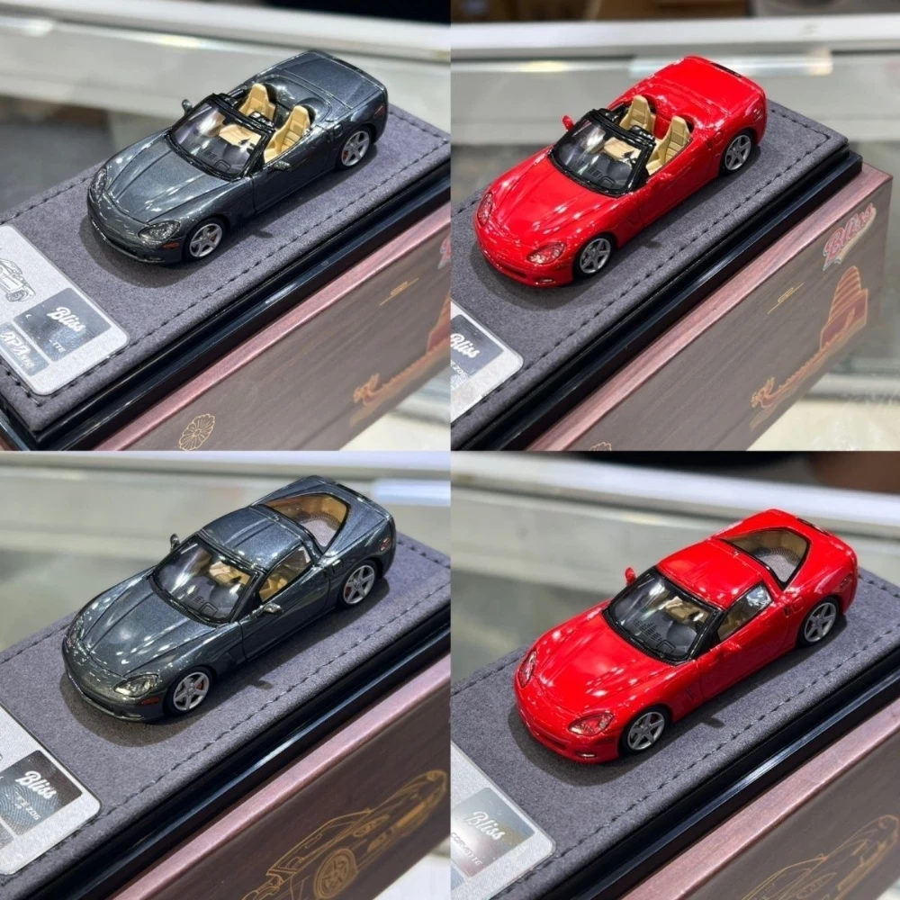 Bliss 1/64 C6 Hardtop/Convertible Foshan APAxpo Exhibition Special Edition Diecast Model Car Miniature Collectible