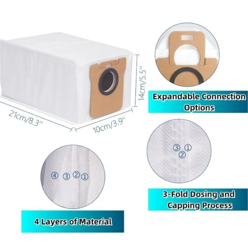 For Dreame Deebot Multi-Model Replacement Parts - Compatible with L10S Ultra, S10, X10, X20, L10S, L10