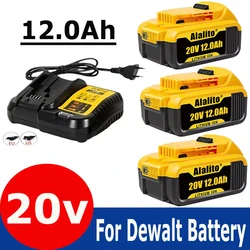 Original 20V 12.0Ah battery For DeWalt 20 Volt Power Tool battery DCB200 DCB184 DCB203 DCB205 Replacement lithium batteies