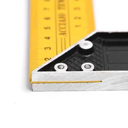 Angle Square Ruler Carpenter Stainless Steel Tool Woodworking 90 Degree Craft Engineer L-Square Measure Precision