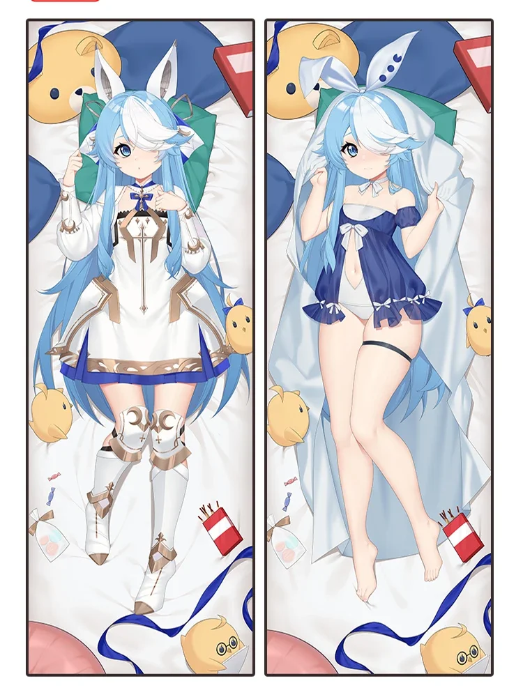 ダキマクラ-女の子のための長い枕カバー,かわいいカバー,柔らかいソファクッション,アニメ枕カバー,60x180cm