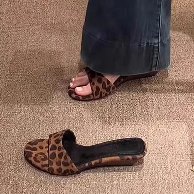 Wedges Slippers Trend High Heels Shoes Open Toe Sandals Beach Casual Shoes Sport Fashion Flip Flops Sexy Mujer Slides Zapatos