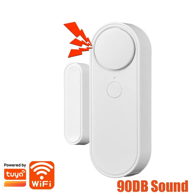 TY-DWC-3 Tuya Wifi Door Magnetic Field Alarm Door and Window Intelligent Anti-Theft Mobile App Remote Notification