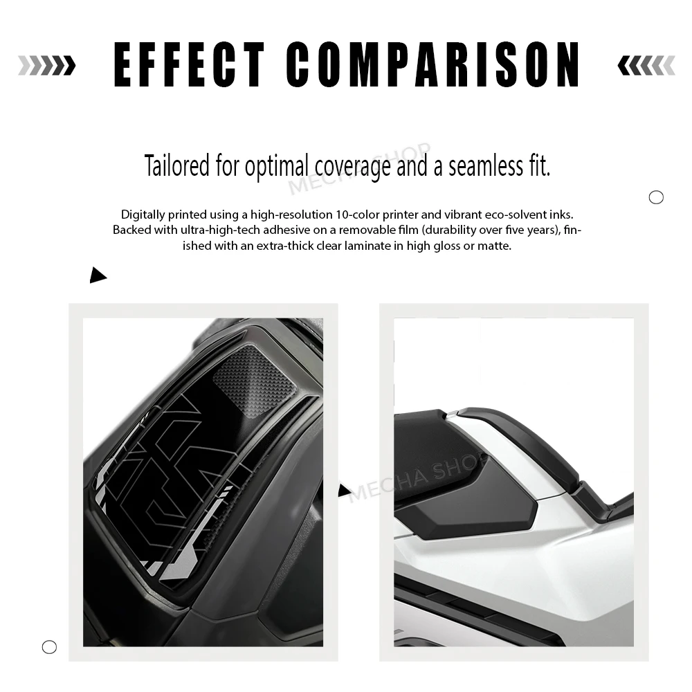 xadv 750 2025 Tank Door Sticker 3D Resin Decal Protection Kit for XADV 750 X-ADV 750 2021 2022 2023 2024