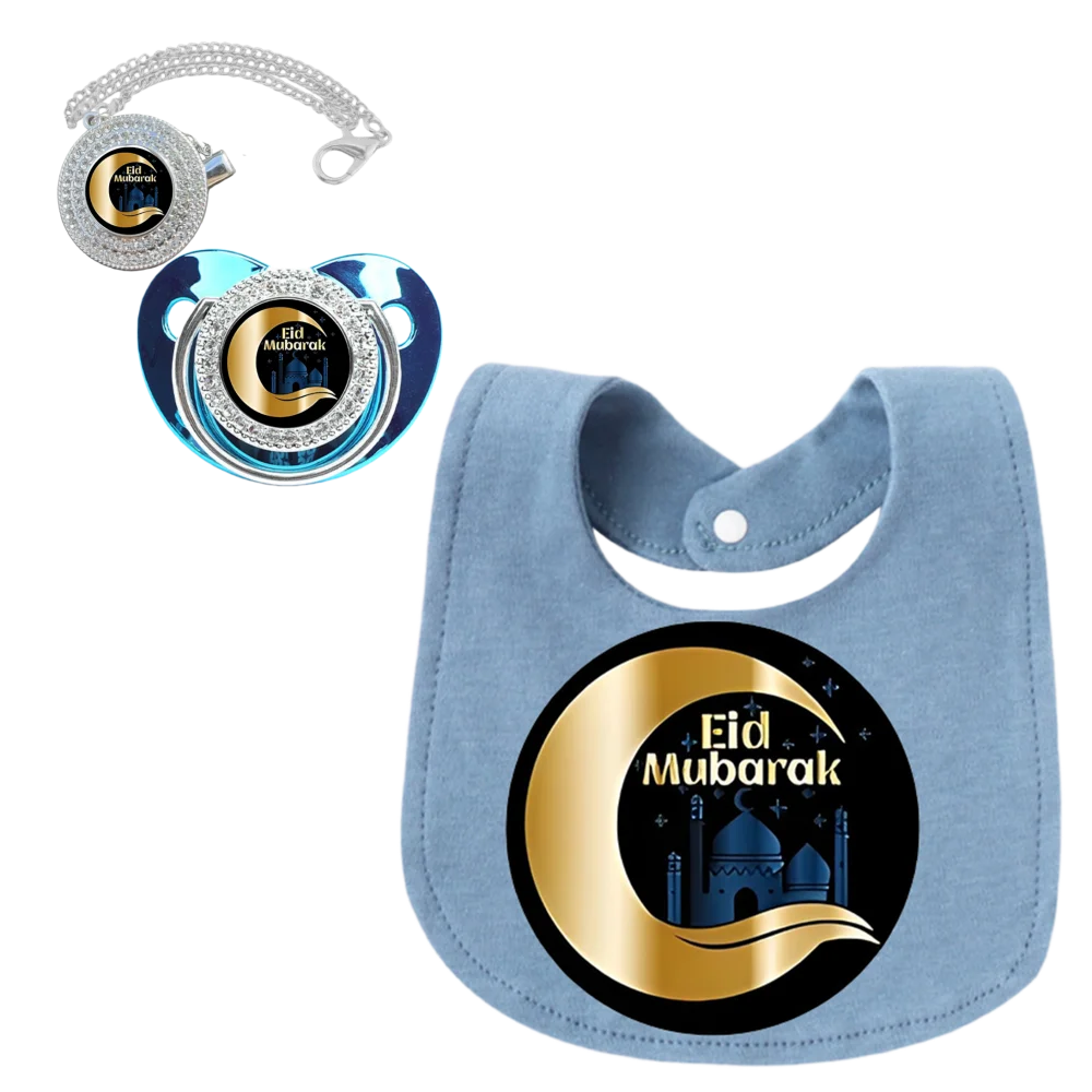 Produtos de alimentação do bebê chupeta azul brilhante babador recém-nascido kawaii oral jogar boca bisfenol a-livre manequim kawaii toalhetes de bebê único