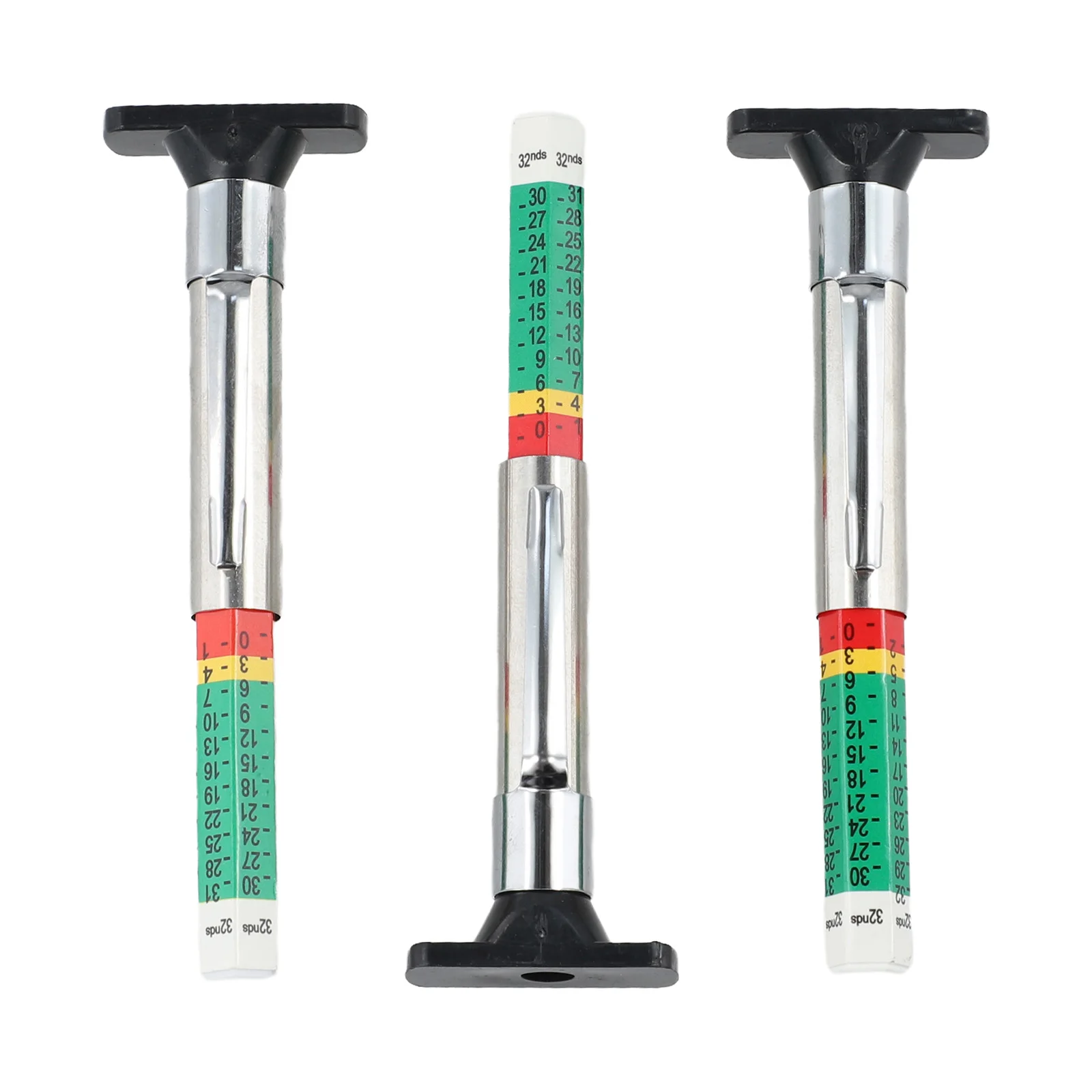 

Color Coded Gauge Tyre Tread Gauge Accurate Tyre Measurement Portable Gauge With Clip Compact Tyre Depth Gauge Tool