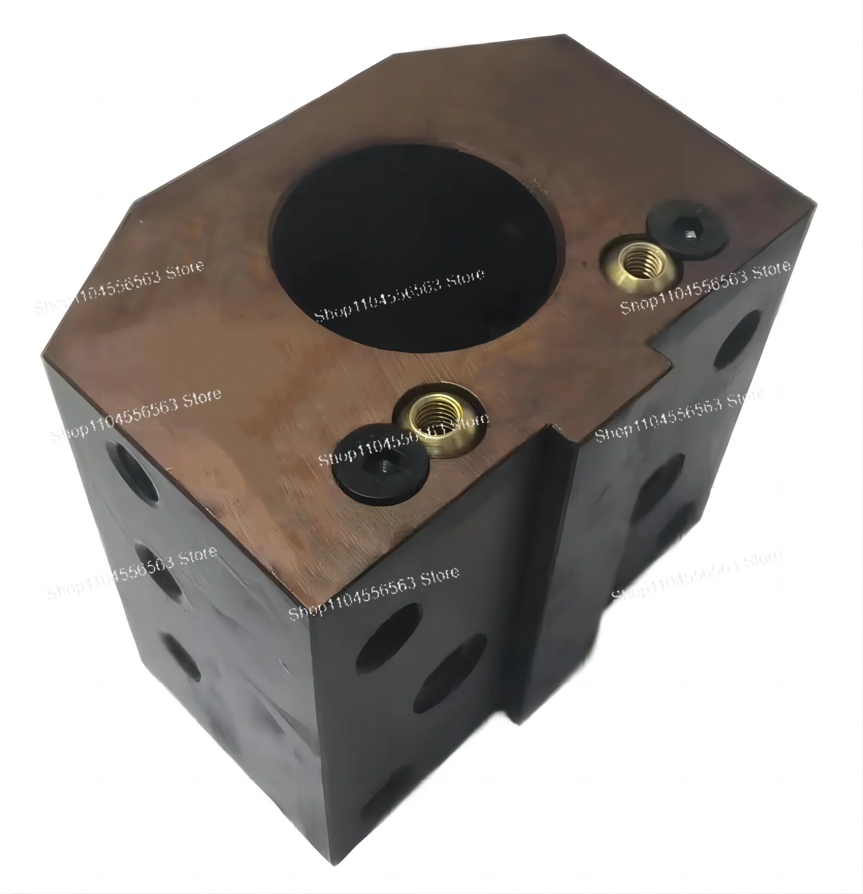 

Numerical control lathe chuck 36 machine spring steel elastic collet lathe chuck seat rear pull shaft head spindle