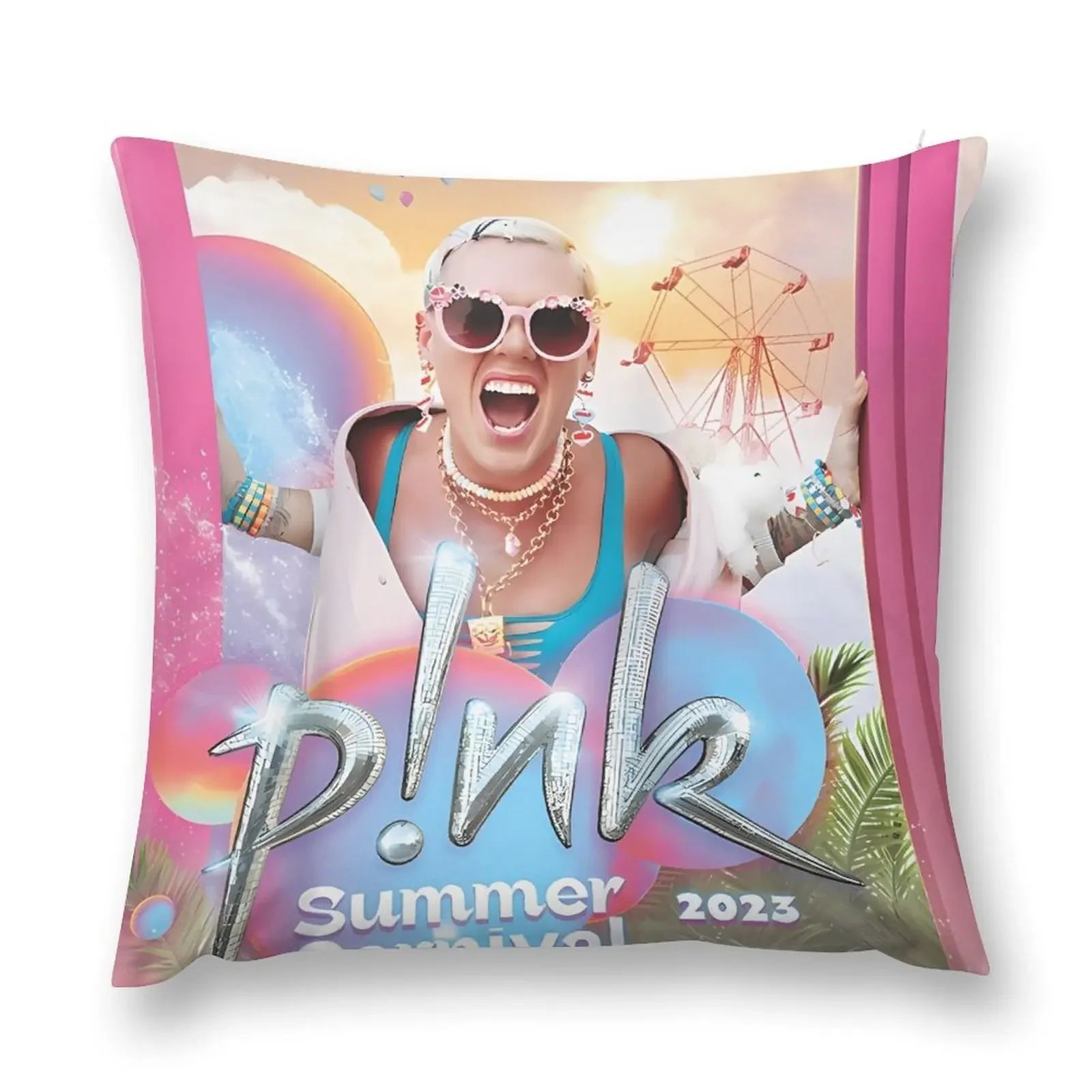 Pi N K Summer Tour Throw Pillow Custom Cushion Photo Sofa Covers Pillow Case Christmas pillow