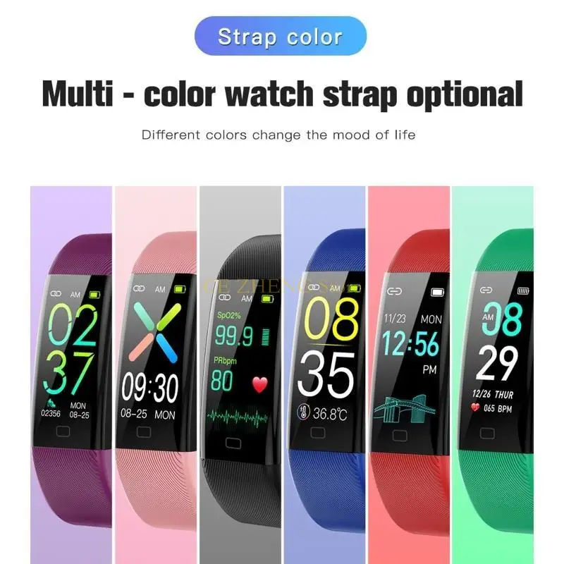 

E56B F07t Bracelet IP67 Waterproof Wristband Fitness with Heart Rate
