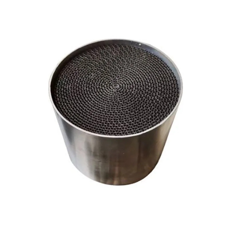 1 PCS Metal 63*50MM 200CPSI No Standard Coating Catalyst Three-Way Catalytic Carrier Core  Universal Catalytic Converter