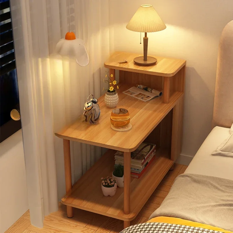 

Modern Bedside Narrow Edge Side Table Multi-functional Storage Table Room Tea Table Compact Nightstand Elegant