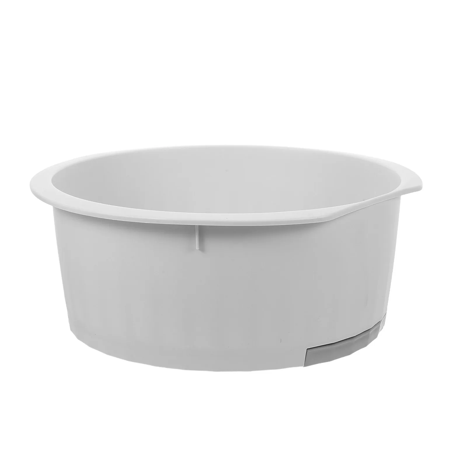 

1 set 1 Set Thickened Plastic Washbasin Durable Non-Slip Washtub For Hand Washing Clothes Household Laundry Basin Grey