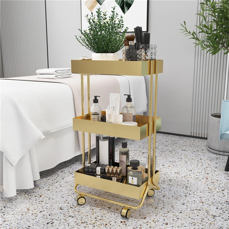 Hair Salon Trolley Portable Aesthetics Furniture Dressing Table Aesthetic Cart Beauty Room Wagon Barber Units Carrinho Bar