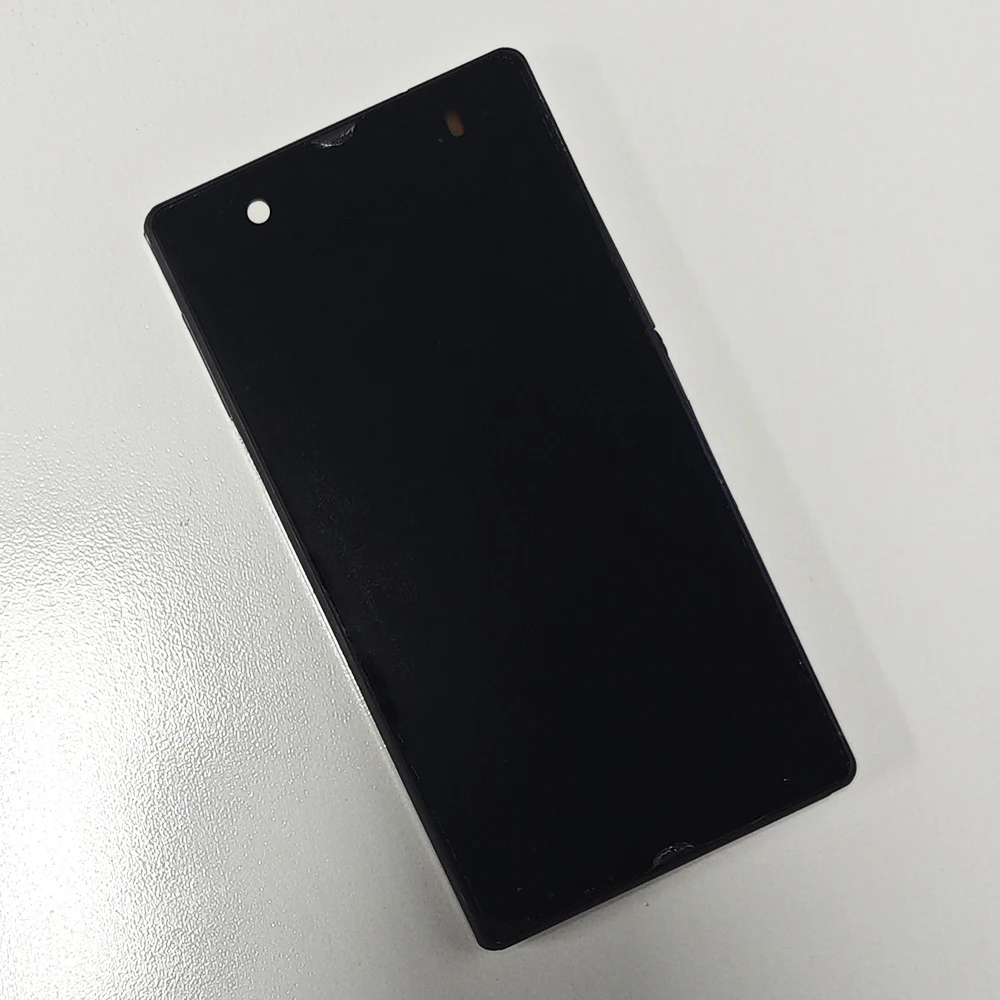 Original 5.0" LCD Touch Screen Digitizer Assembly with Frame for Sony Xperia Z C6603/C6602/C6616/C6606 - Replacement Repair Part