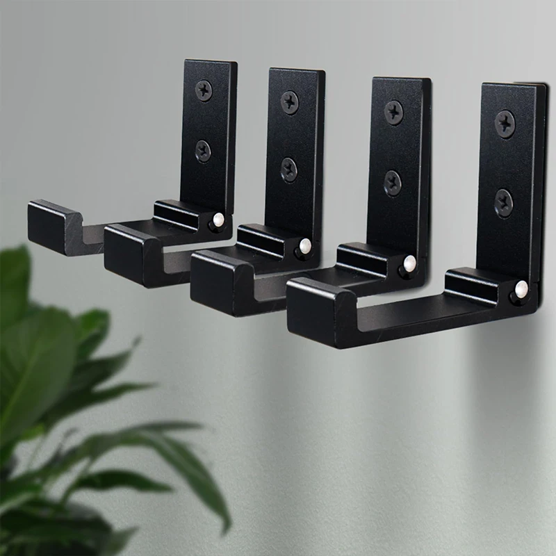 2 Stück Faltbare Wandhaken aus Aluminiumlegierung Mantel-Taschen-Hut-Aufhänger Platzsparende Wandmontage-Organizer für Küche und Bad Rostfreier Haken
