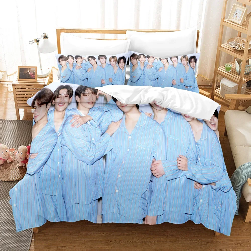 

3D Print Kpop GOT7 Bedding Set Single Twin Double Queen King Cal King Size Bed Linen Set