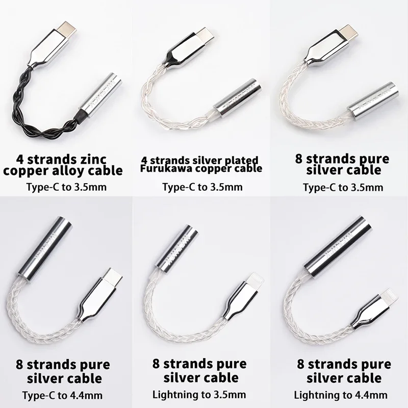 NICEHCK TC3 HiFi-decoderingsadapter Metaallegering Shell ALC5686/C100 Type-C Bliksemingang Ondersteuning Lijncontrole Microfoon