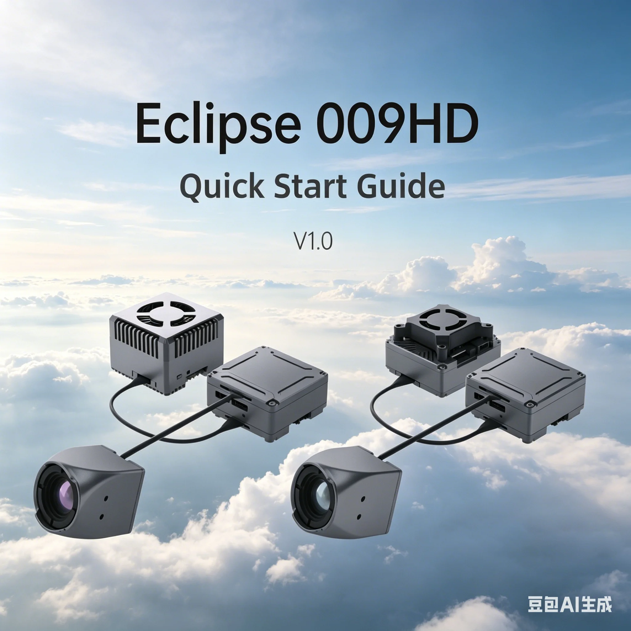 Eclipse 009HD Thermal Imaging Camera 960×768 Night Vision Digital FPV System Compatible with Walksnail Avatar GT / GT Pro VTX