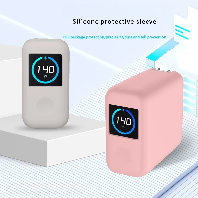 

Silicone Protective Case for Anker Zolo 140W Charger Dust-Proof Power Adapter Sleeve Anti-Scratch Shockproof Cover Skin