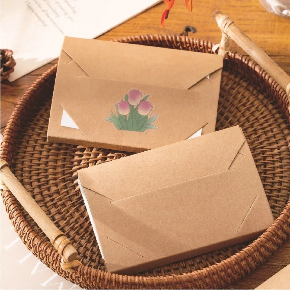 Portable Kraft Paper Accordion Book Blank DIY Handmade Accordion Card Pull-Out Foldable Blank Accordion Album Best Friends