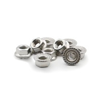 5-20PCS A4-80 Serrated Spinlock Hex Flange Nut M4 M5 M6 M8 M10 M12 High Quality 316 Stainless Steel Automatic Lock Nuts
