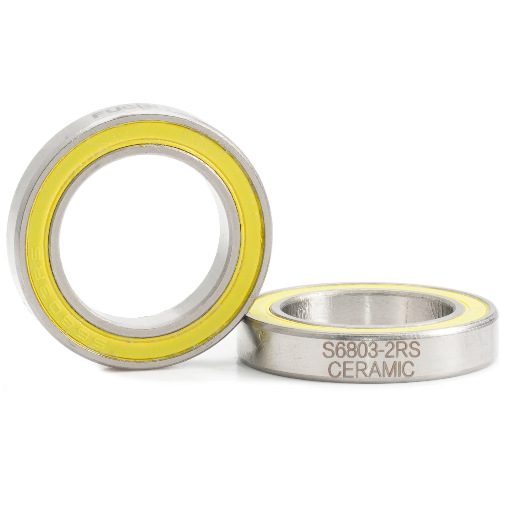 6803-2RS rodamiento inoxidable 17*26*5mm (1 pieza) ABEC-3 6803 RS buje de bicicleta bujes delanteros traseros rueda 17 26 5 rodamientos de bolas de