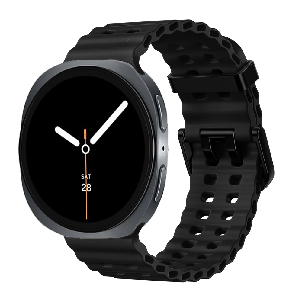 Ремешок для Samsung Galaxy watch 8 40 мм 44 мм 8 classic 46 мм Ocean Sport Силиконовый браслет ремень correa браслет Galaxy watch 8 Ремешок