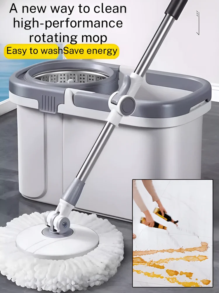 Schwimmender Dehydrierungsmopp für den Haushalt, Freisprech-Mopp-Eimer-Set, One-Mop, sauberer