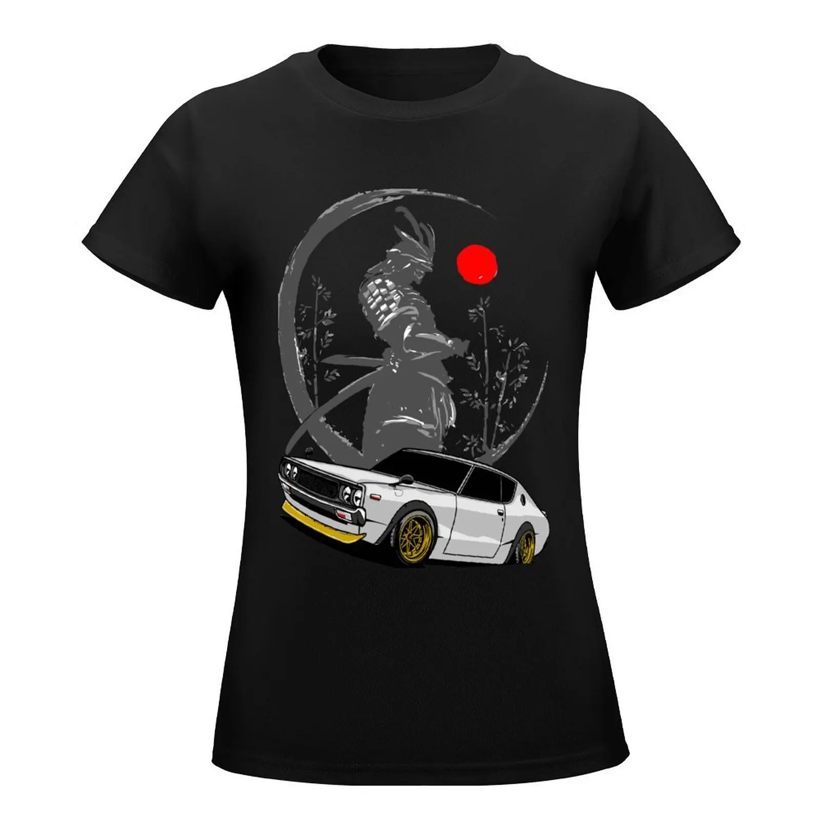 Skyline Kenmeri GTR T-Shirt anime clothes summer tops female aesthetic clothes t shirt Women