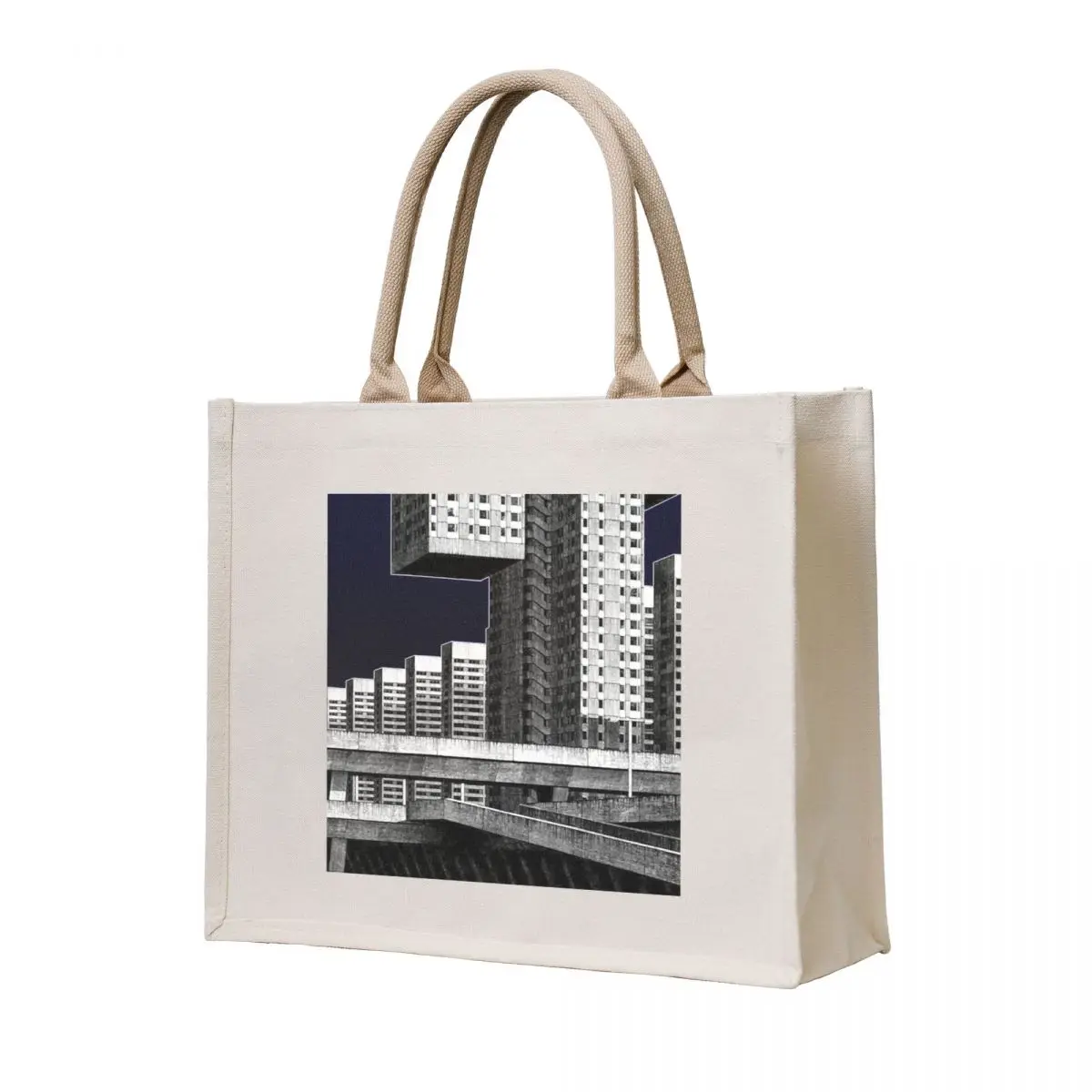 

Architectural Brutalism Tote Bag cute pouch bag shopping bags foldable cute tote bag