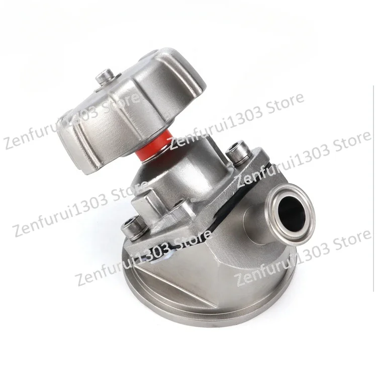 Sanitary Manual Stainless Steel Tank Bottom Diaphragm Valve For Pharmaceutical Industry