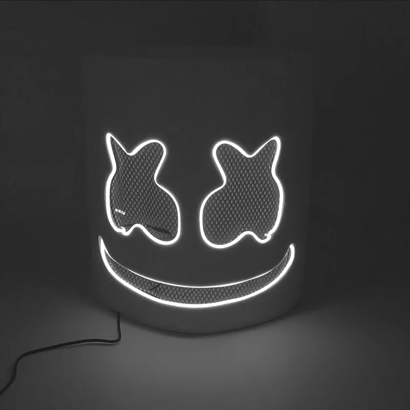 マシュメロ LED 電飾 マスク 被り物 edc フェス　EDM ハロウィン m14376730704_1.jpg?1755873040