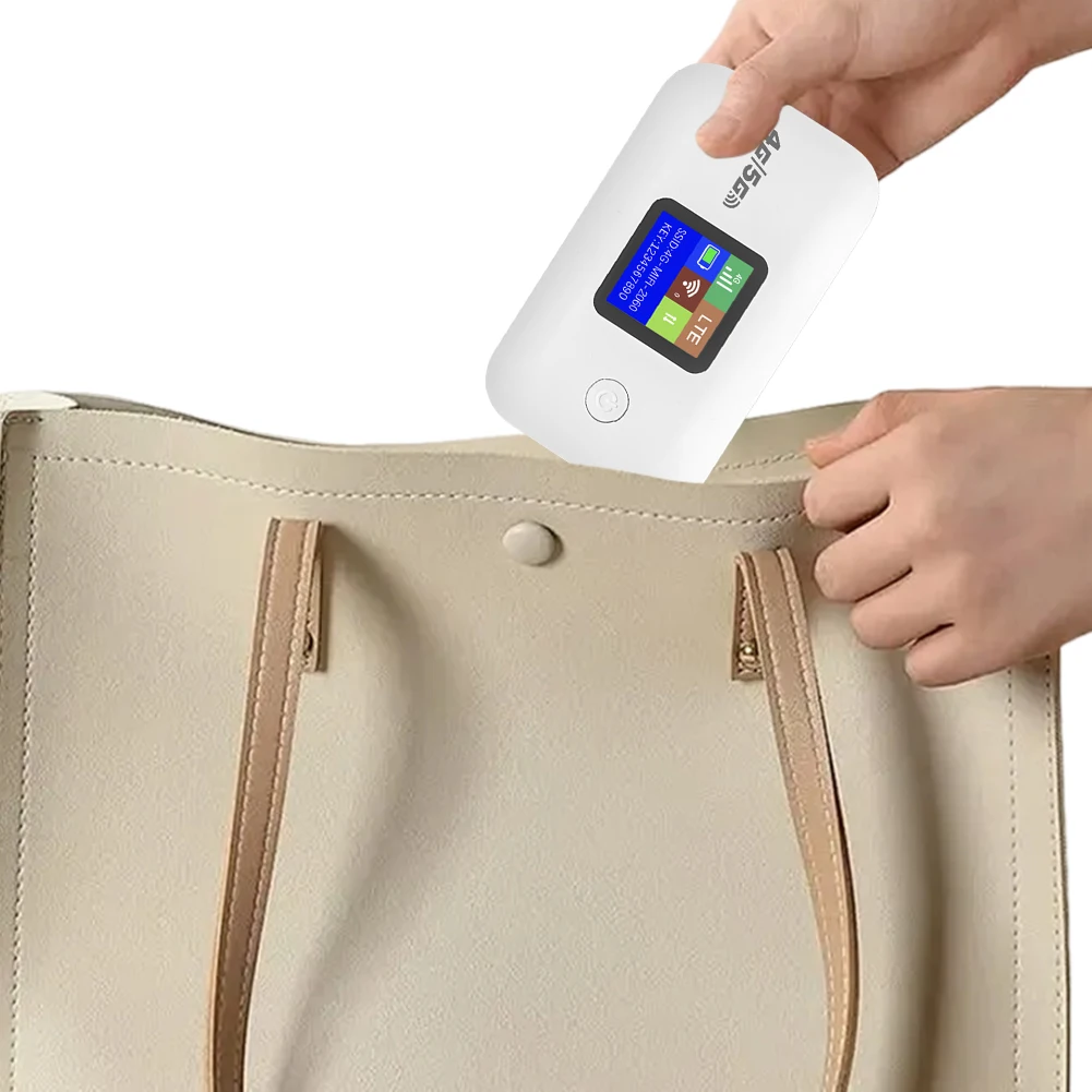 

4G Router with SIM Card 150Mbps 4G LTE Wireless Router 3000mA Portable Pocket MiFi Modem Mobile Travel Wifi Repeater