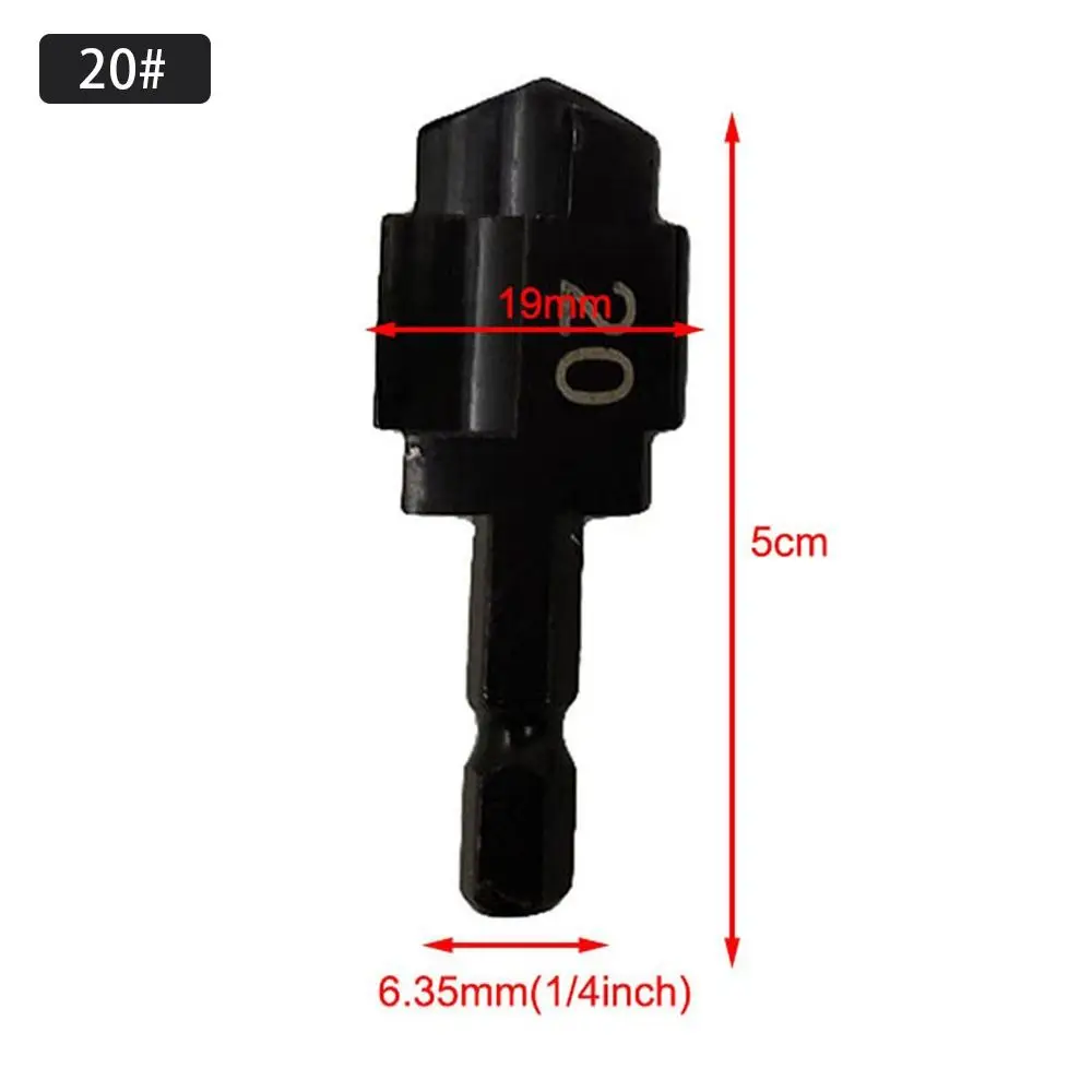 

1/3Pcs Water Pipe Expansion PPR Lifting Stepped Drill Bit For Plumber Repairing Hexagon Shank Step Drill Power Tools Parts