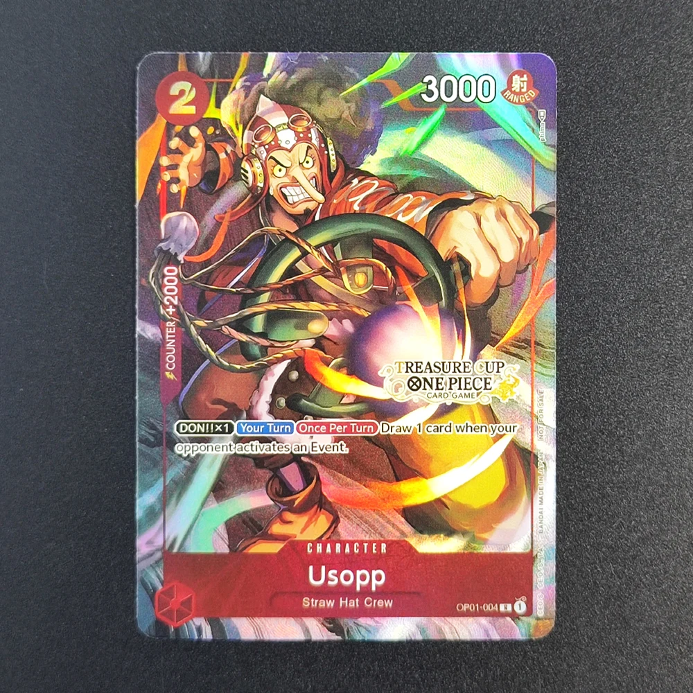 Self Made Proxy OPCG One Piece English Usopp OP01-004 2022 Treasure Cup Game Collection Card Toy - view 5