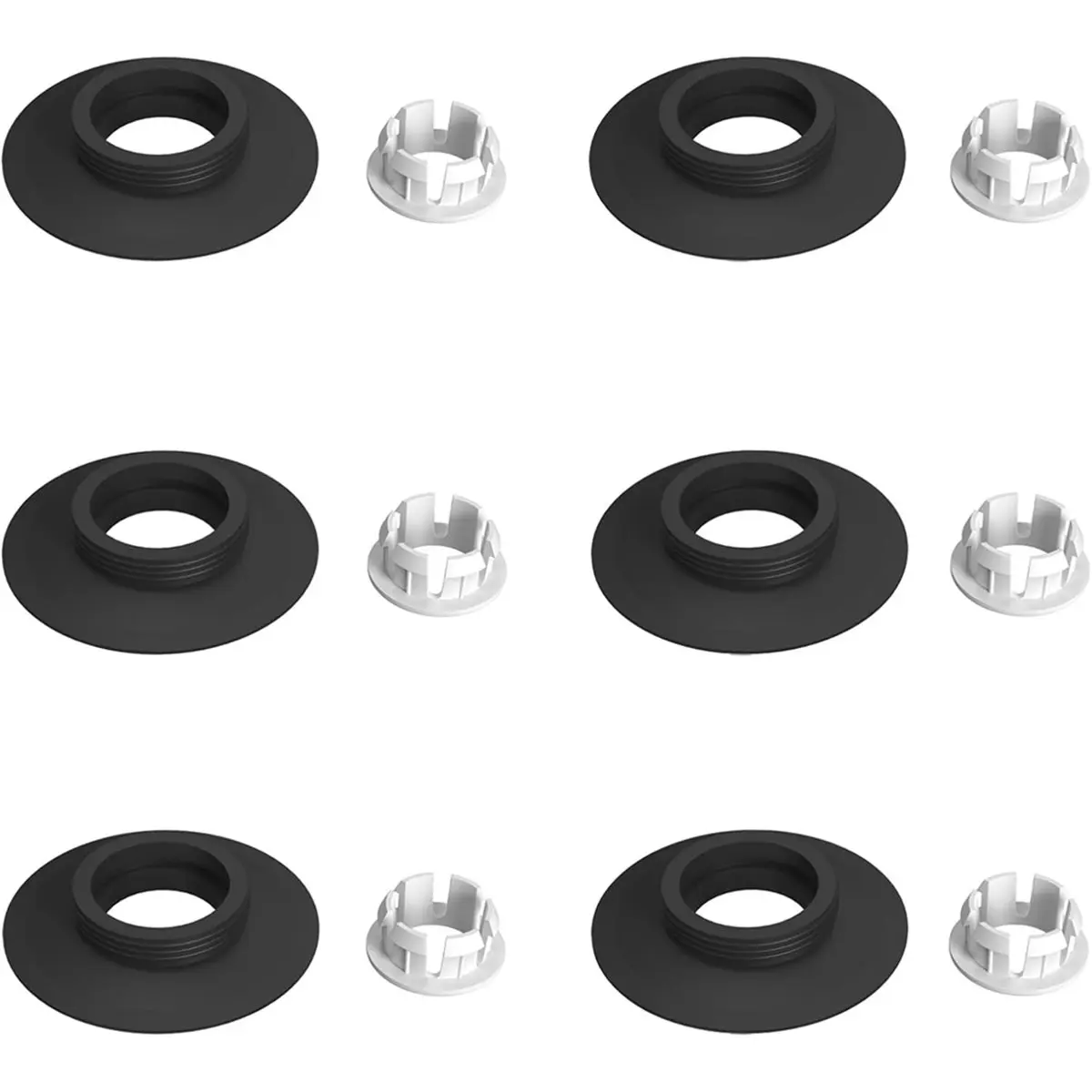 【SPECIAL OFFER】Pack of 6X Replacement Flush Valve Seal & Clips for Flush Valves SV01967
