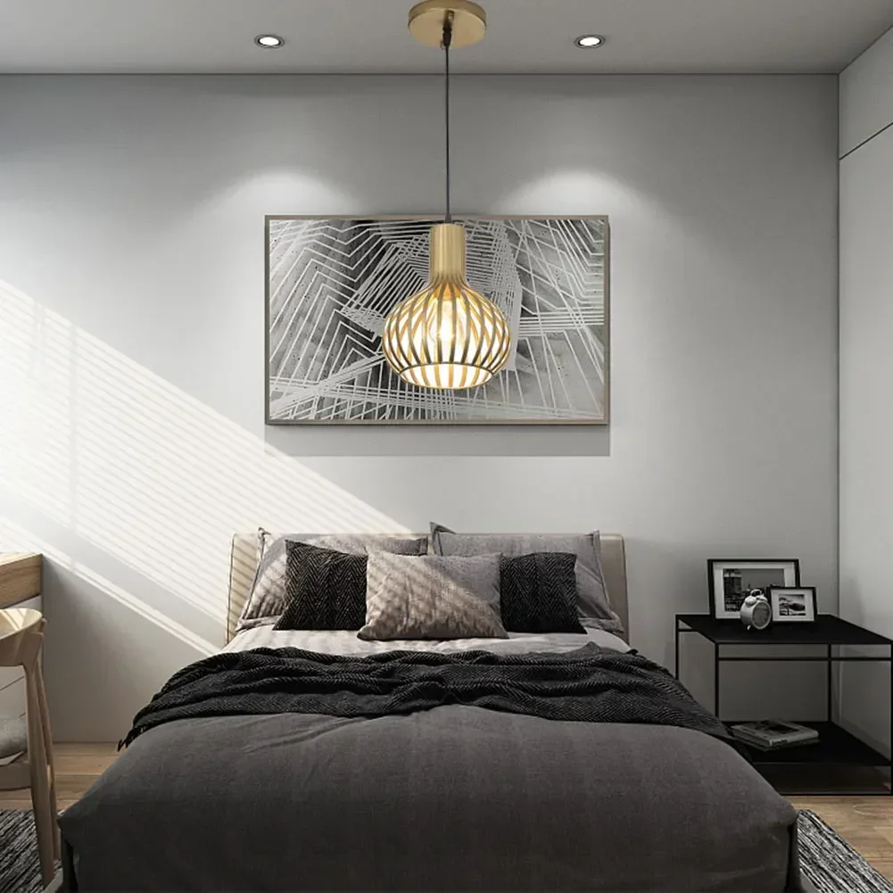 ヴィンテージ天井ペンダントライト、シングルE26電球、キッチン、寝室、廊下、ダイニングルーム用