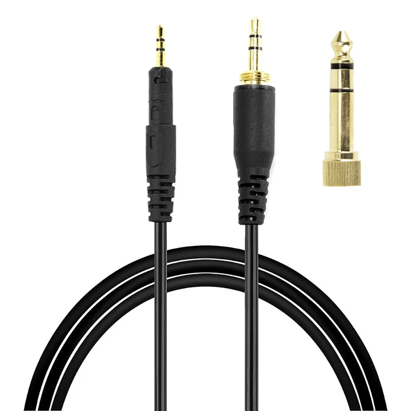 Wymienny kabel Audio do audio-technica ATH M50X M40X M60X M70X kabel słuchawek uniwersalny przewód słuchawkowy z adapterem 6.5mm — zdjęcie produktu 7