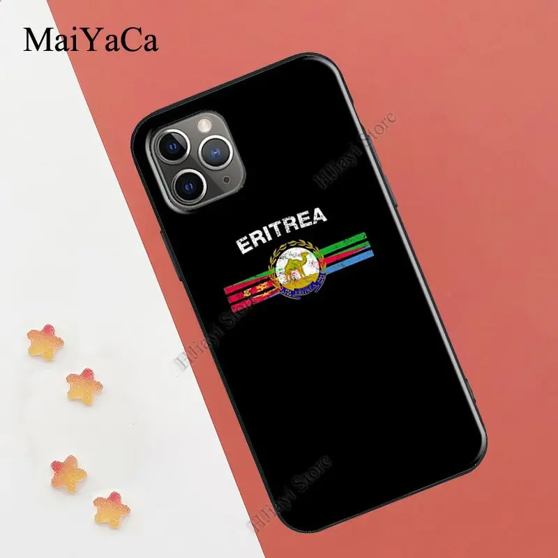 Eritrea Flag Phone Case For iPhone 11 14 15 Pro Max 12 13 Pro Max mini XS X XR SE 2020 2022 7 8 Plus Fundas