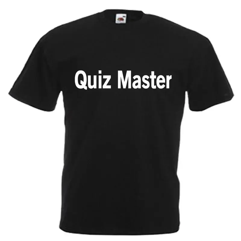 Quiz Master Adults Mens T Shirt 12 Colours Size S 3XL