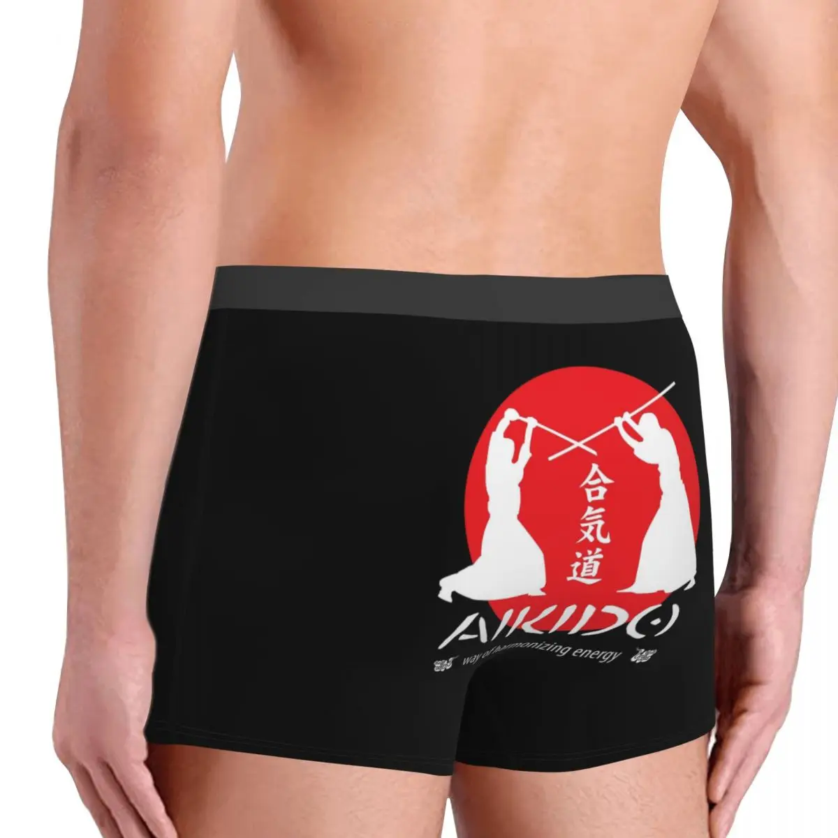 سراويل داخلية بوكسر Aikido سراويل داخلية مريحة للرجال لهدايا أوم رجل صديقها