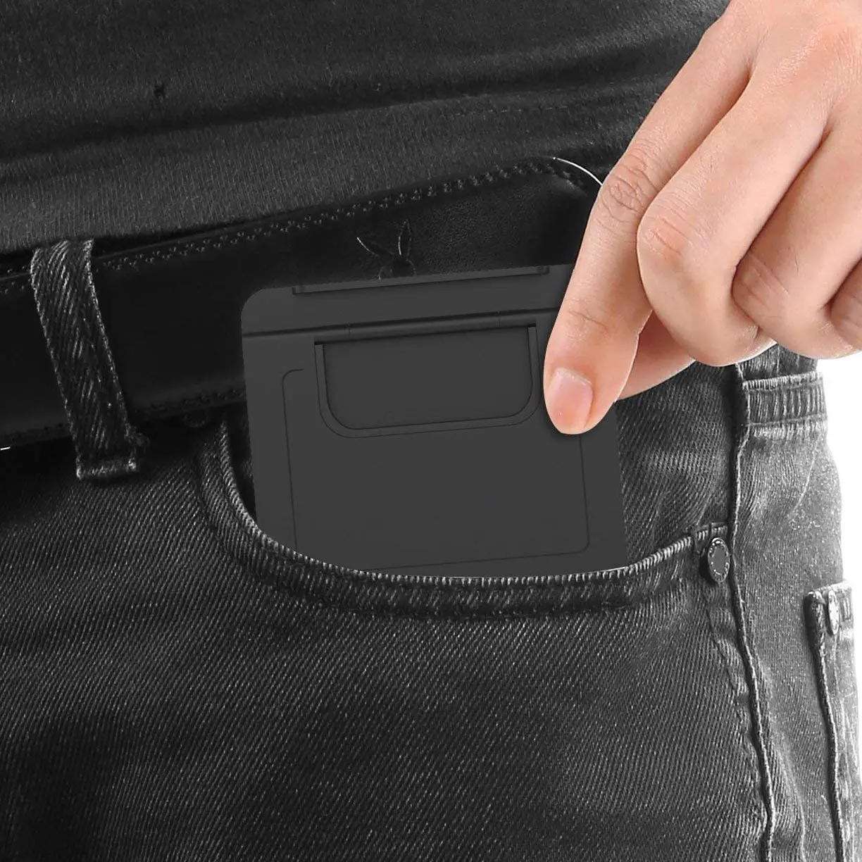 Cell Phone Stands 4 Pack Universal Foldable Tablet Stand Multi-Angle Pocket Desktop Holder Cradle Compatible with iPhone 11 Pro