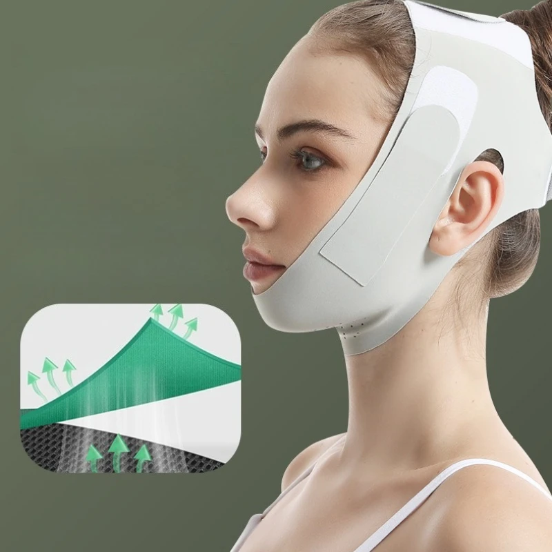 Vendaje adelgazante facial reutilizable para mujer, moldeador de cara en V, cinturón para levantar mejillas y barbilla, correa de masaje Facial, herramientas de belleza para el cuidado de la piel