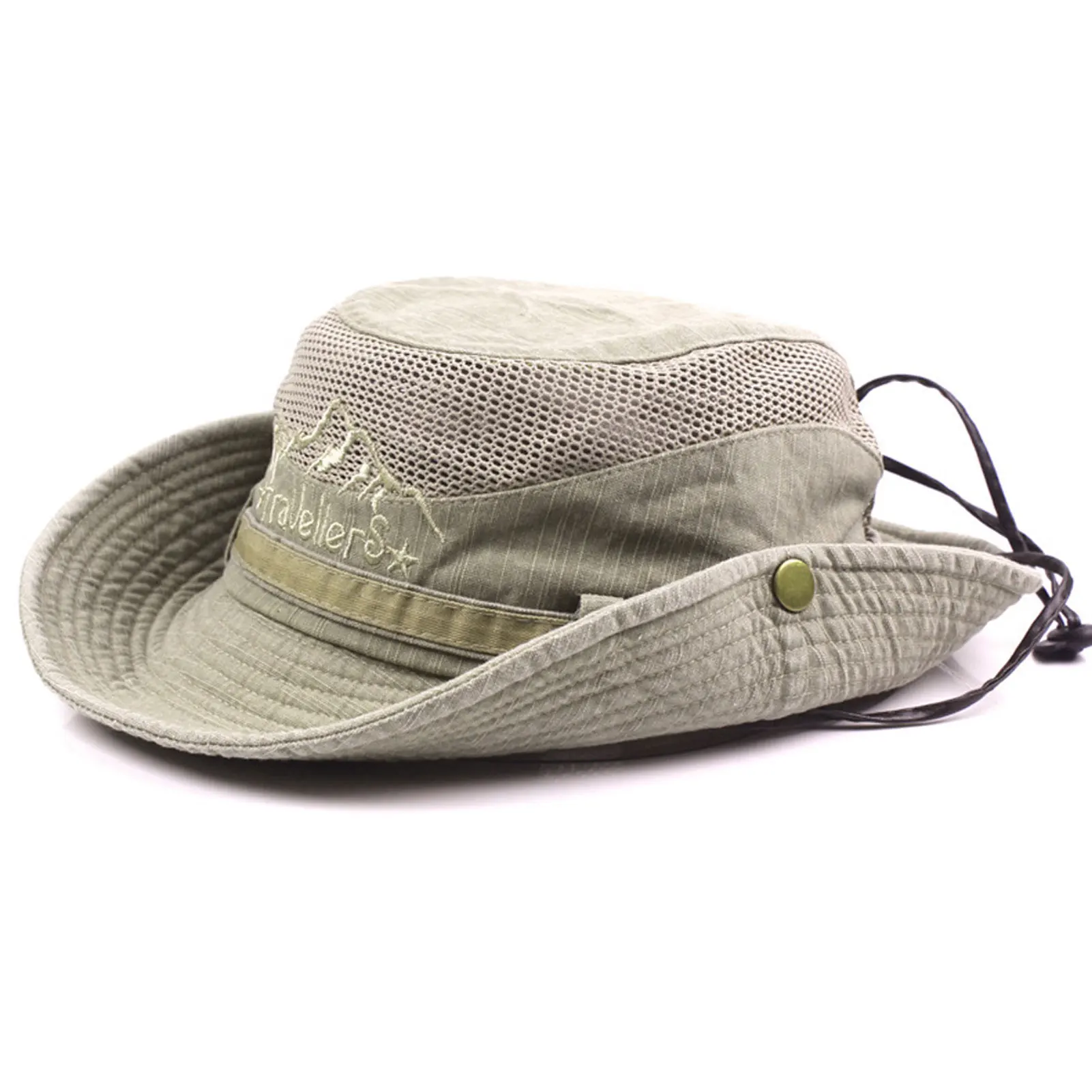 Hiking Wide Brim Bucket Hat Waterproof sweat-absorbent Hat Outdoor Hot Fun Summer Cap