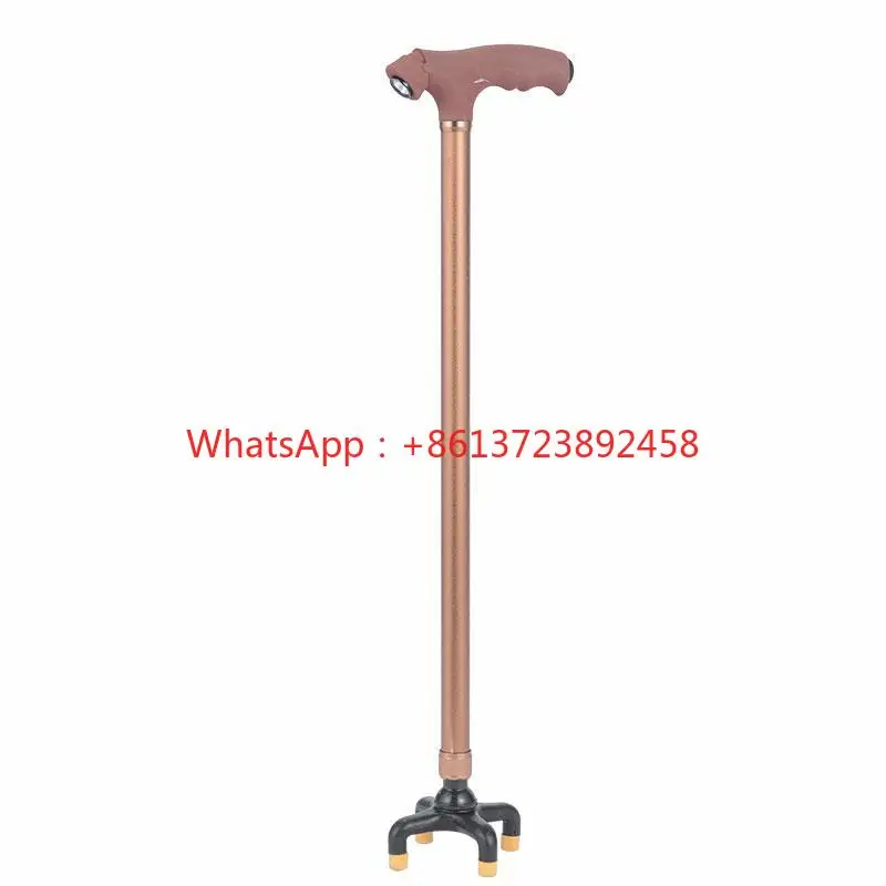 Four-legged adjustable medical and rehabilitation equipment for the elderly walking crutches disabled walkers, walking sticks