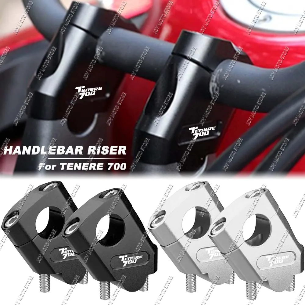 

For Tenere 700 Motorcycle Handlebar Riser Bar Mount Handle Clamp Better Upright Position