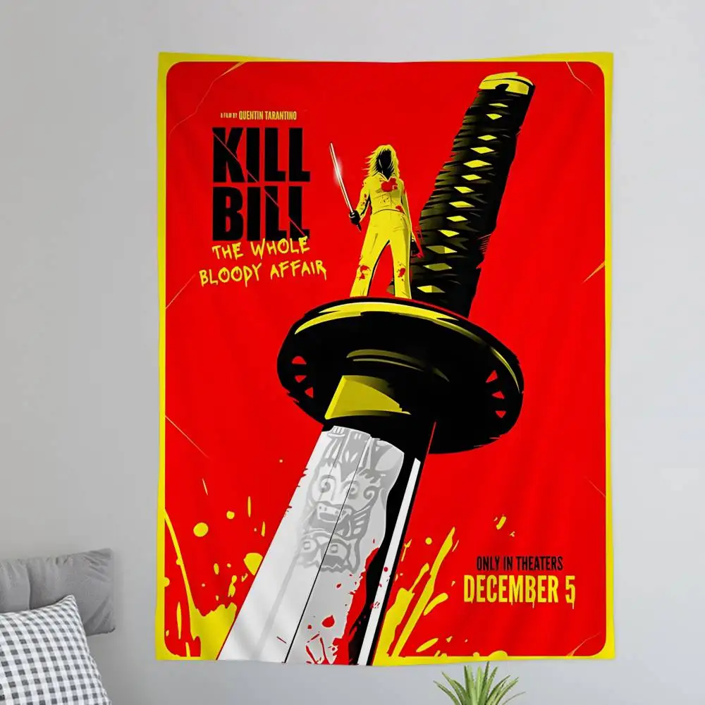 Movie K-Kill Bill Hippie Wall Hanging Tapestries Bohemian Wall Tapestries Mandala INS Home Decor