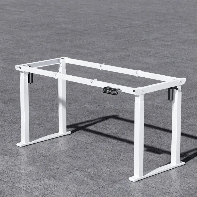 Dual Motor Electric Standing Desk Frame, Height Adjustable Smart Lifting Computer Desk Base for Home Office & Study Room
