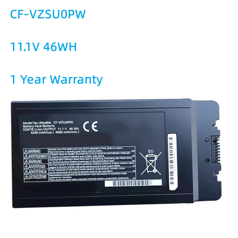 11.1V 4200mAh CF-VZSU0PR CF-VZSU0PW CF-VZSU0GW Laptop Battery For Panasonic CF-54 Toughbook CF-VZSU0LW CF-VZSU0PR 46WH