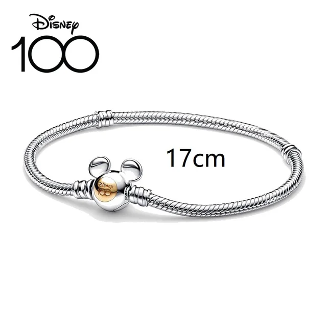 2024 Minnie Mickey Spider Original 925 Silver Plated Bracelets Love Heart Clasp Bead Charm Bracelet For Women DIY Jewelry Gifts